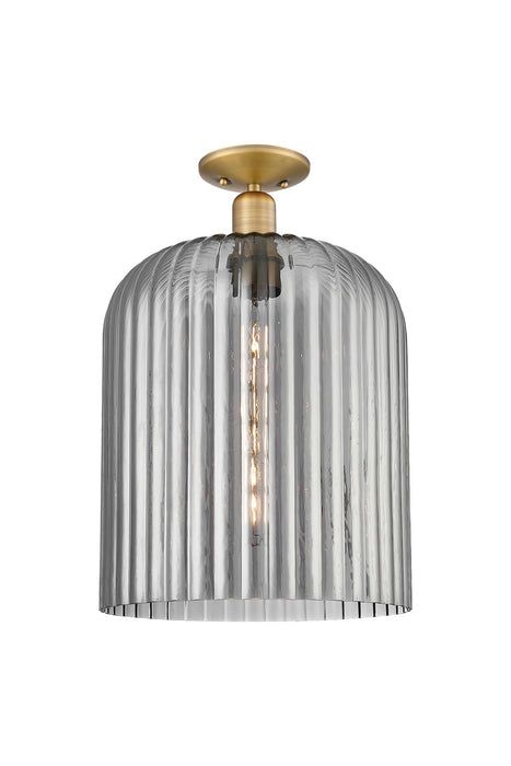 Innovations 716-1C-BB-G559-12SM One Light Semi-Flush Mount, Brushed Brass