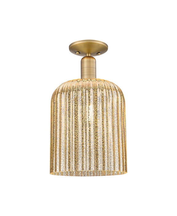 Innovations 716-1C-BB-G559-8ME One Light Semi-Flush Mount, Brushed Brass