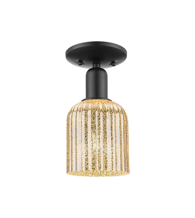 Innovations 716-1C-BK-G559-5ME One Light Semi-Flush Mount, Matte Black