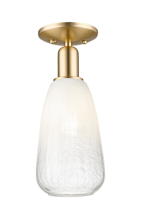 Innovations 716-1C-CB-G480-6OP One Light Semi-Flush Mount, Champagne Bronze