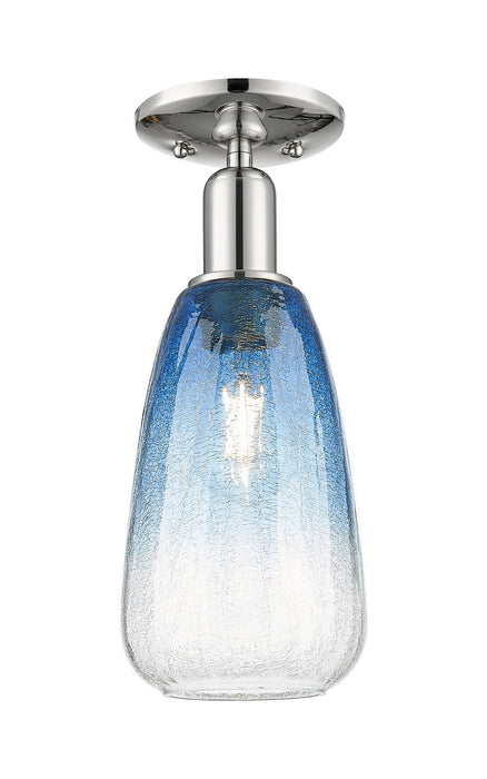 Innovations 716-1C-PN-G480-6SB One Light Semi-Flush Mount, Polished Nickel