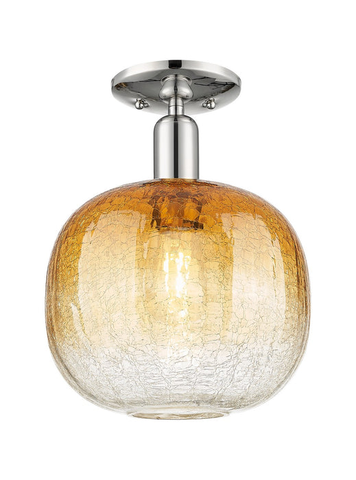 Innovations 716-1C-PN-G481-10AM One Light Semi-Flush Mount, Polished Nickel