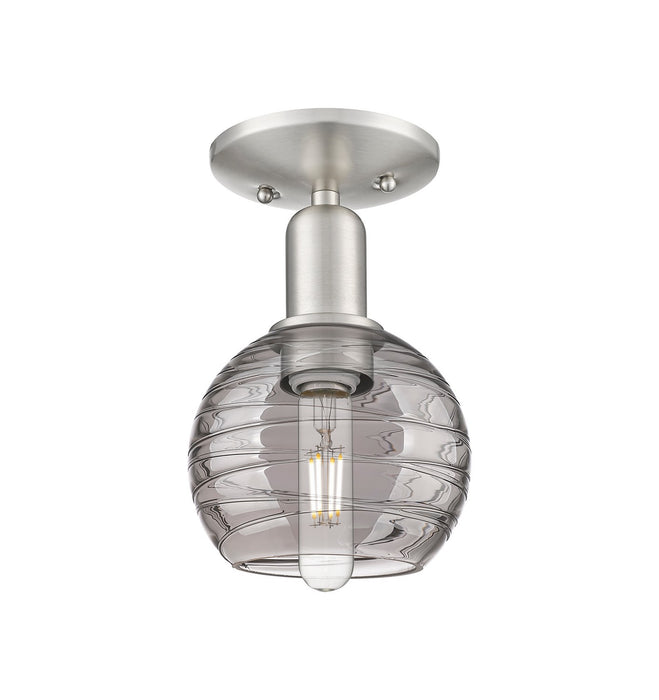 Innovations 716-1C-SN-G1213-6SM One Light Semi-Flush Mount, Brushed Satin Nickel
