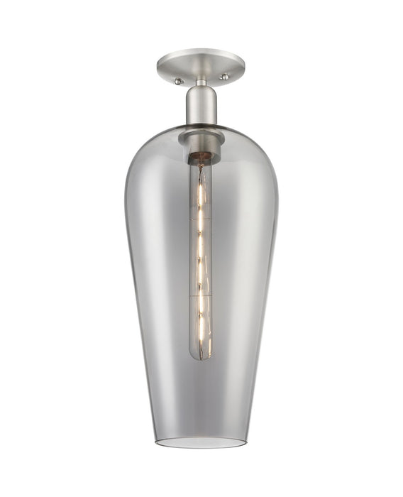 Innovations 716-1C-SN-G456-8SM One Light Semi-Flush Mount, Brushed Satin Nickel