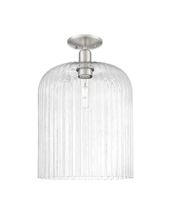 Innovations 716-1C-SN-G559-12CL One Light Semi-Flush Mount, Brushed Satin Nickel