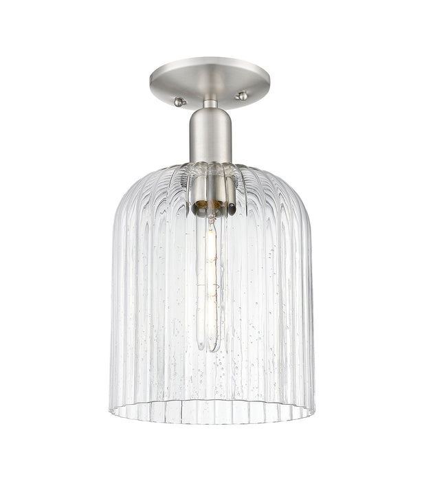 Innovations 716-1C-SN-G559-8SDY One Light Semi-Flush Mount, Brushed Satin Nickel