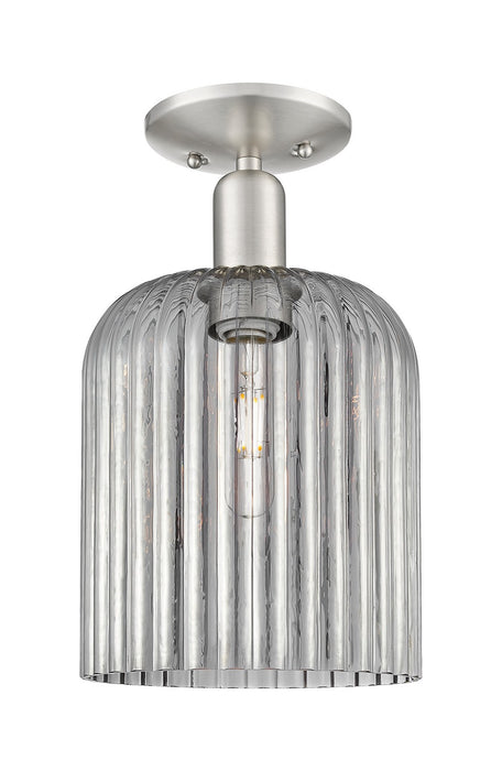 Innovations 716-1C-SN-G559-8SM One Light Semi-Flush Mount, Brushed Satin Nickel