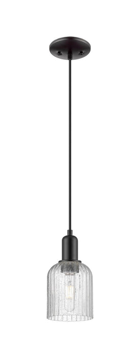 Innovations 716-1P-BK-G559-5SDY One Light Pendant, Matte Black
