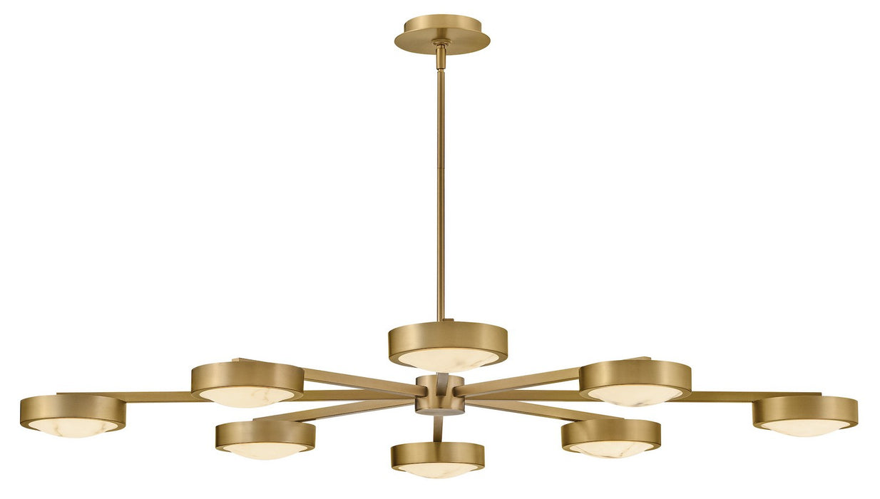 Fredrick Ramond FR31014LCB Semi Flush, Brass