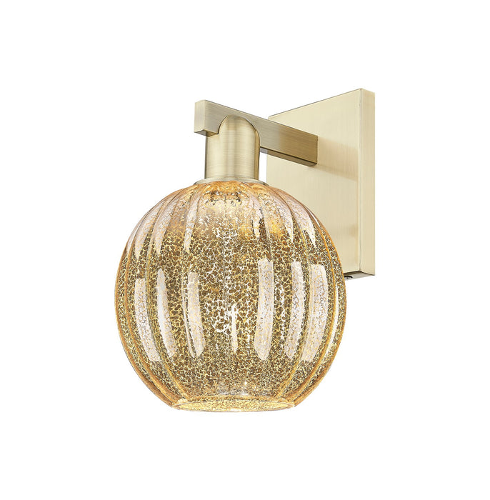 Innovations 716-1W-AB-G458-7ME One Light Wall Sconce, Antique Brass