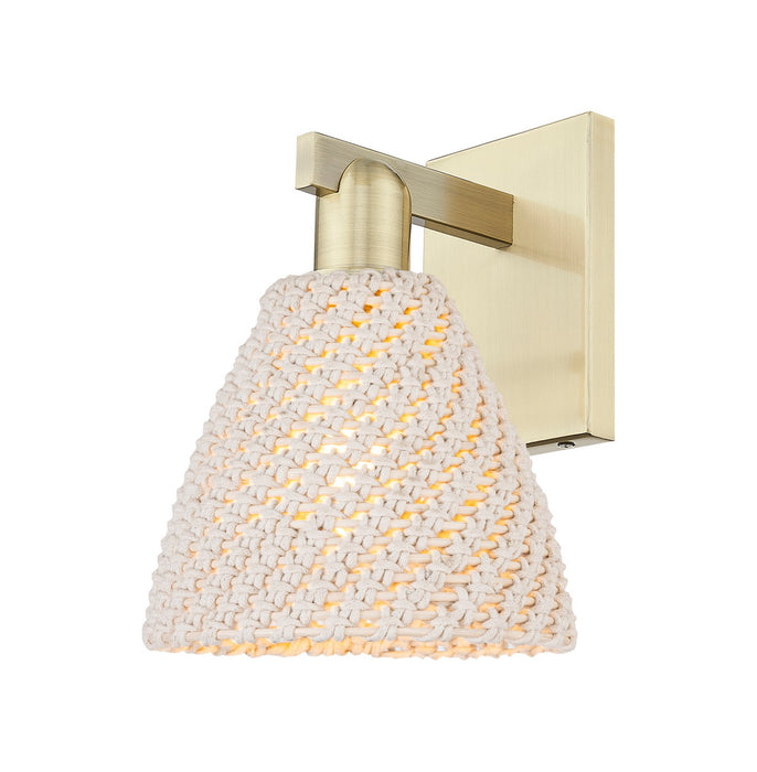 Innovations 716-1W-AB-NBD-75-NAT One Light Wall Sconce, Antique Brass