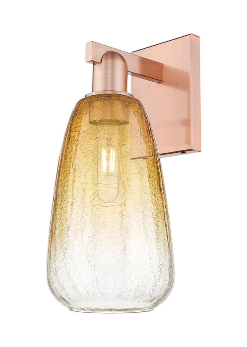 Innovations 716-1W-AC-G480-6AM One Light Wall Sconce, Antique Copper
