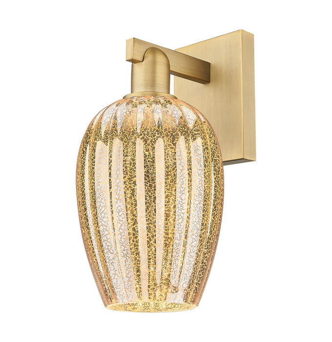 Innovations 716-1W-BB-G457-6ME One Light Wall Sconce, Brushed Brass