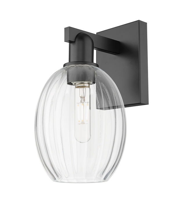 Innovations 716-1W-BK-G459-6CL One Light Wall Sconce, Matte Black