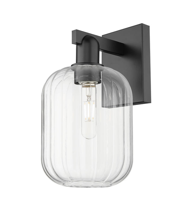Innovations 716-1W-BK-G460-7CL One Light Wall Sconce, Matte Black