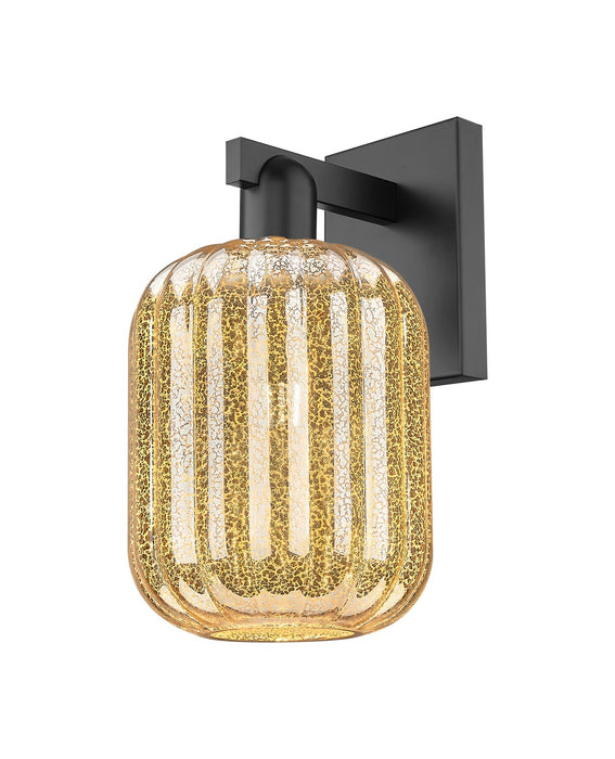 Innovations 716-1W-BK-G460-7ME One Light Wall Sconce, Matte Black