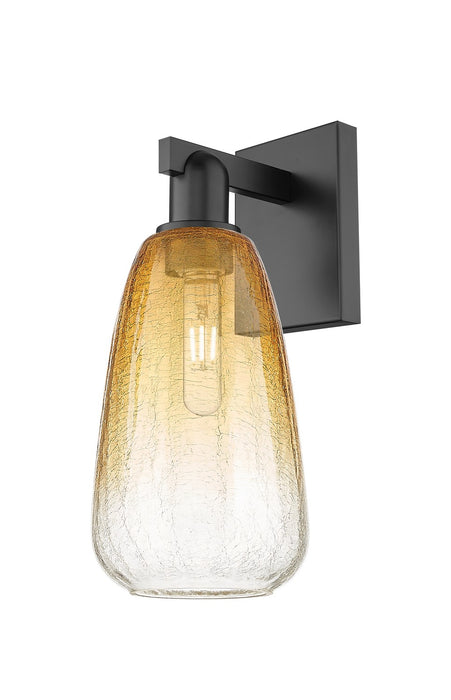 Innovations 716-1W-BK-G480-6AM One Light Wall Sconce, Matte Black