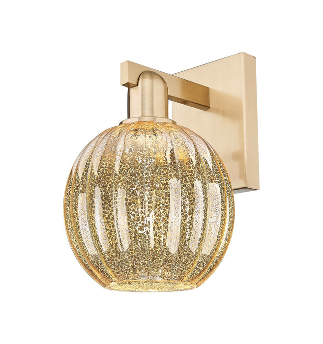 Innovations 716-1W-CB-G458-7ME One Light Wall Sconce, Champagne Bronze
