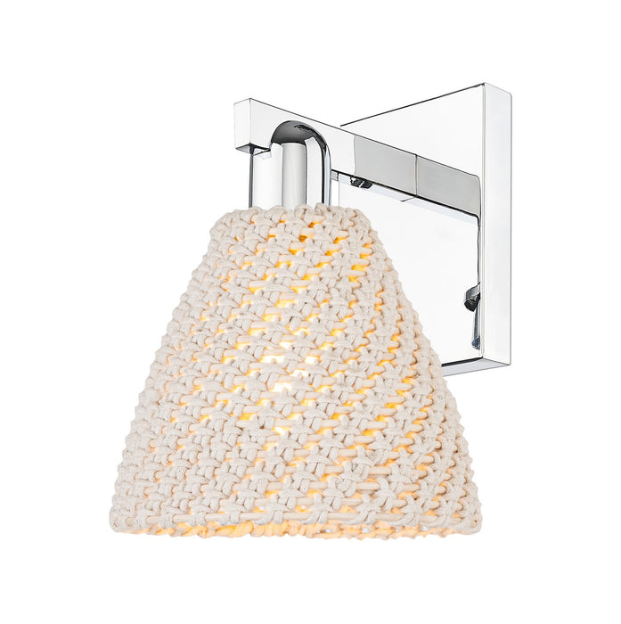 Innovations 716-1W-PC-NBD-75-NAT One Light Wall Sconce, Polished Chrome