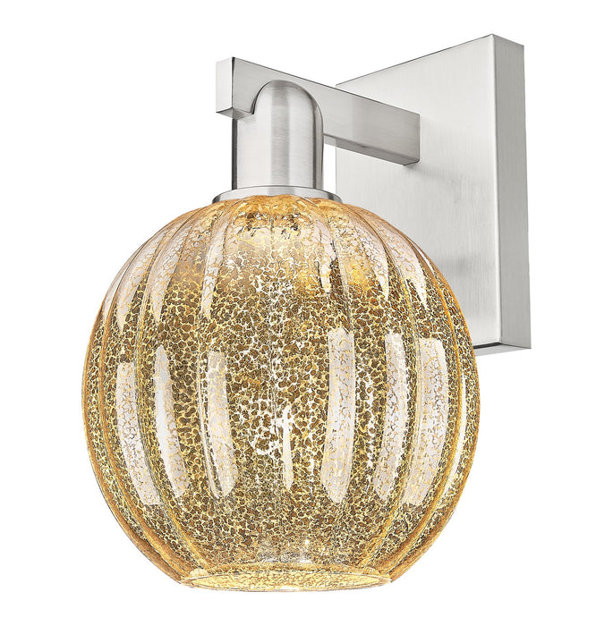 Innovations 716-1W-SN-G458-7ME One Light Wall Sconce, Brushed Satin Nickel