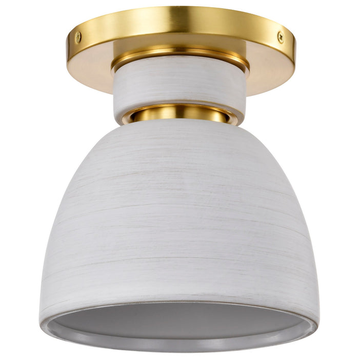 Nuvo Lighting 60-8001 Flush Mount, Brushed Brass