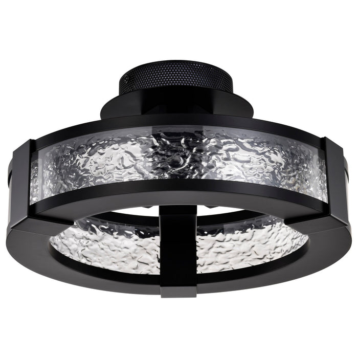 Nuvo Lighting 62-2001 LED Semi Flush Mount, Matte Black