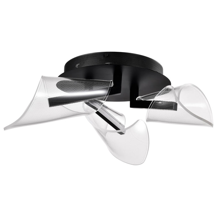 Nuvo Lighting 62-2284 LED Flush Mount, Matte Black