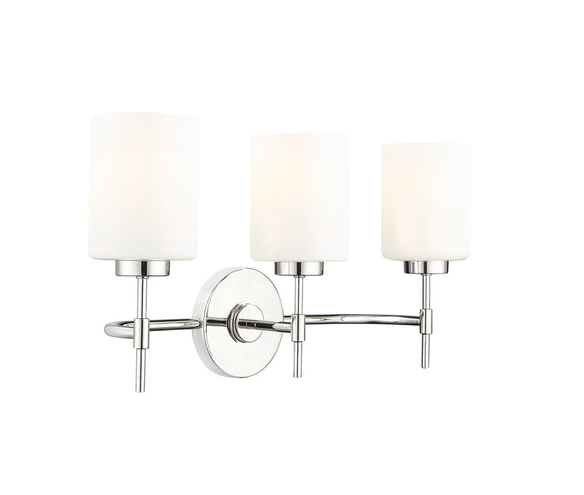 Millennium 19603-PN Three Light Vanity, Polished Nickel