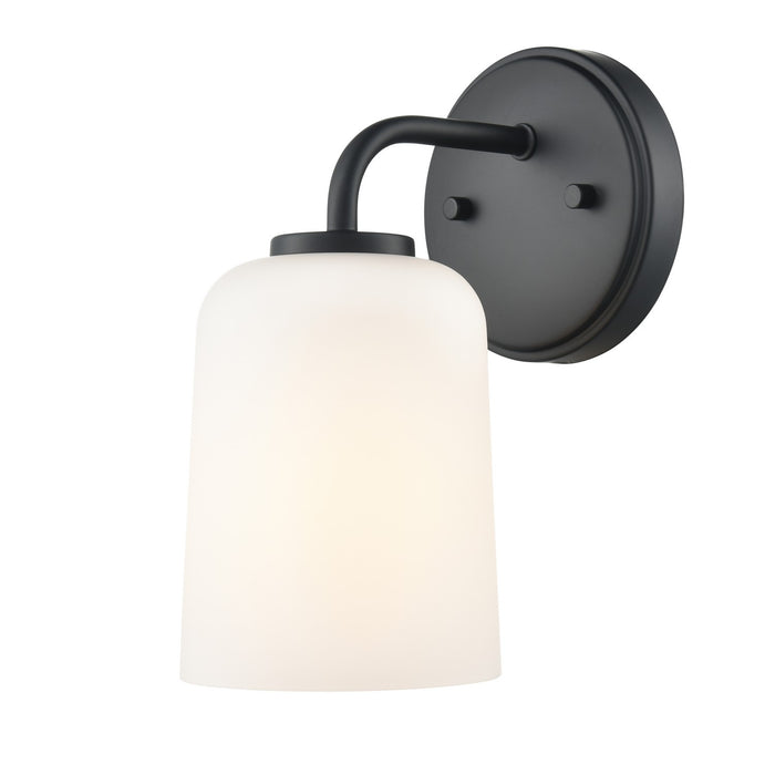 Millennium 214201-MB One Light Vanity, Matte Black