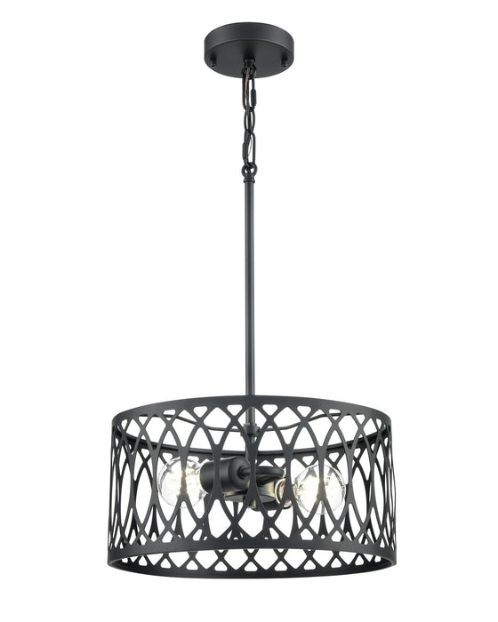 Millennium 42102-MB Two Light Pendant, Matte Black