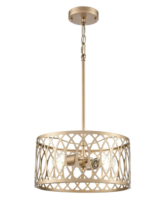 Millennium 42102-PMG Two Light Pendant, Painted Modern Gold