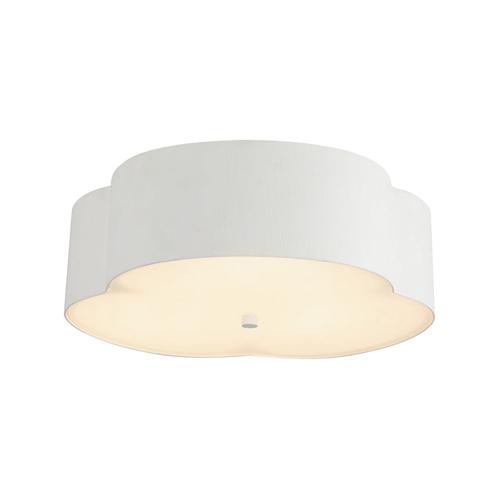 Alora FM566314AW Three Light Flush Mount, Antique White