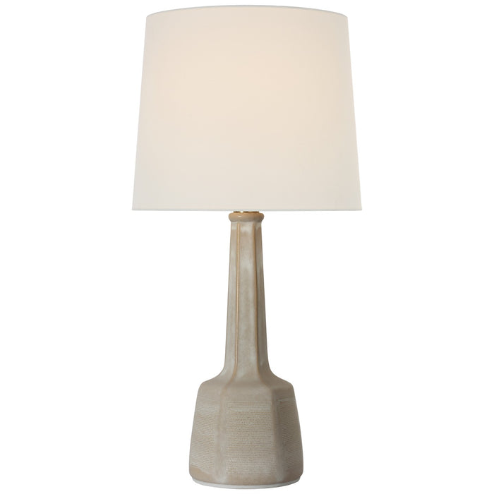 Visual Comfort Signature CHA 8636DST-L LED Table Lamp, Dusted Stone