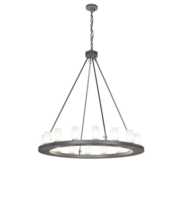 Meyda Tiffany 283784 16 Light Chandelier, Blackened Pewter