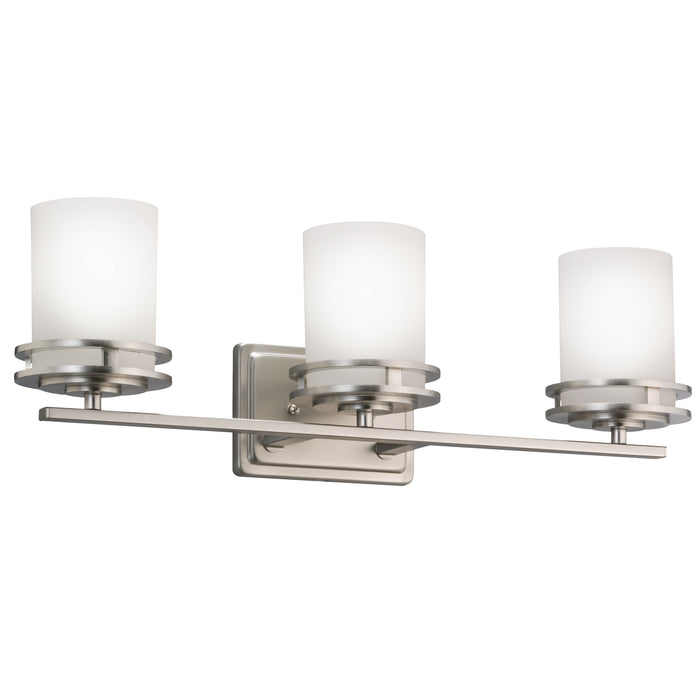 Kichler 5078NI Three Light Bath, Brushed Nickel