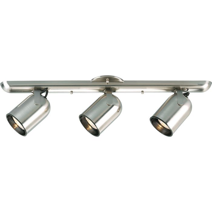 Progress Lighting P6160-09 Three Light Wall/Ceiling Fixture, Brushed Nickel