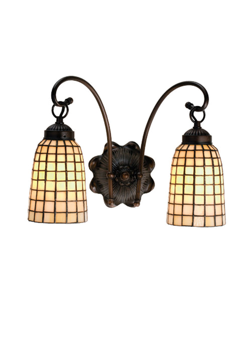Meyda Tiffany 18646 Two Light Wall Sconce, Antique