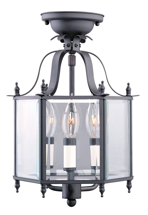 Livex Lighting 4403-07 Three Light Mini Pendant/Ceiling Mount, Bronze