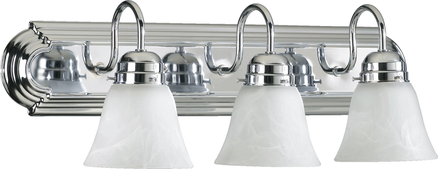 Quorum 5094-3-114 Three Light Vanity, Chrome