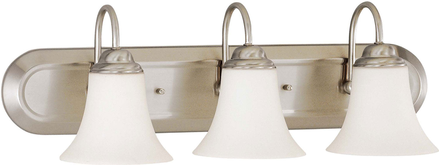 Nuvo Lighting 60-1834 Three Light Vanity, Brushed Nickel