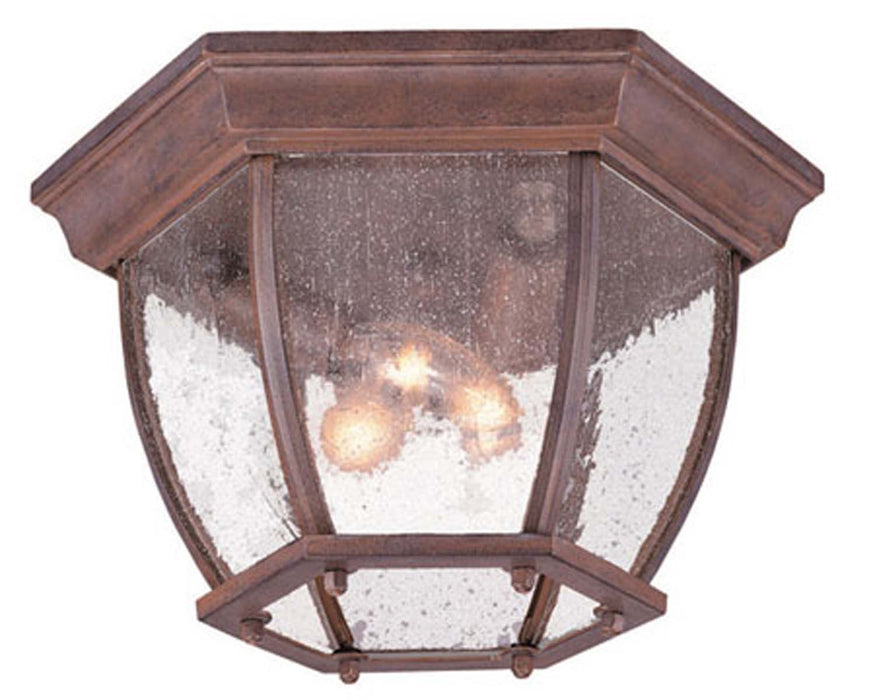 Acclaim Lighting 5602BW/SD Three Light Flushmount, Burled Walnut