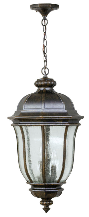 Craftmade Z3321-PRO Three Light Outdoor Pendant, Peruvian Bronze Outdoor