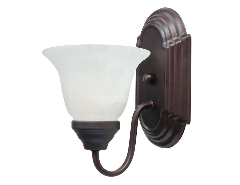 Maxim 8011MROI One Light Wall Sconce, Oil Rubbed Bronze