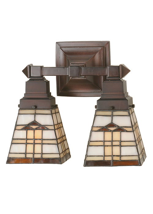 Meyda Tiffany 98200 Two Light Wall Sconce, Antique