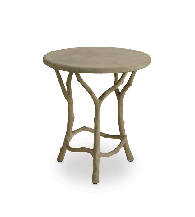 Currey and Company 2373 Accent Table, Portland/Faux Bois