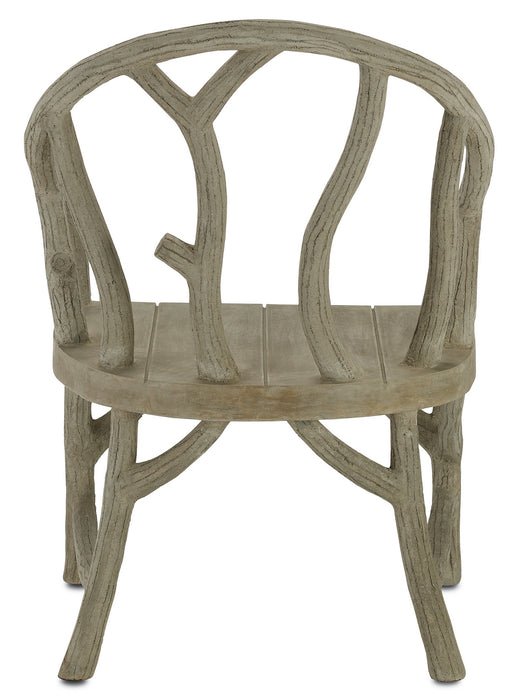 Currey and Company 2701 Chair, Portland/Faux Bois