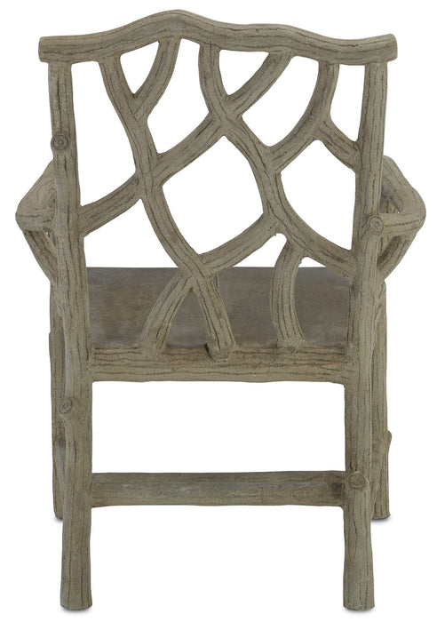 Currey and Company 2706 Chair, Portland/Faux Bois