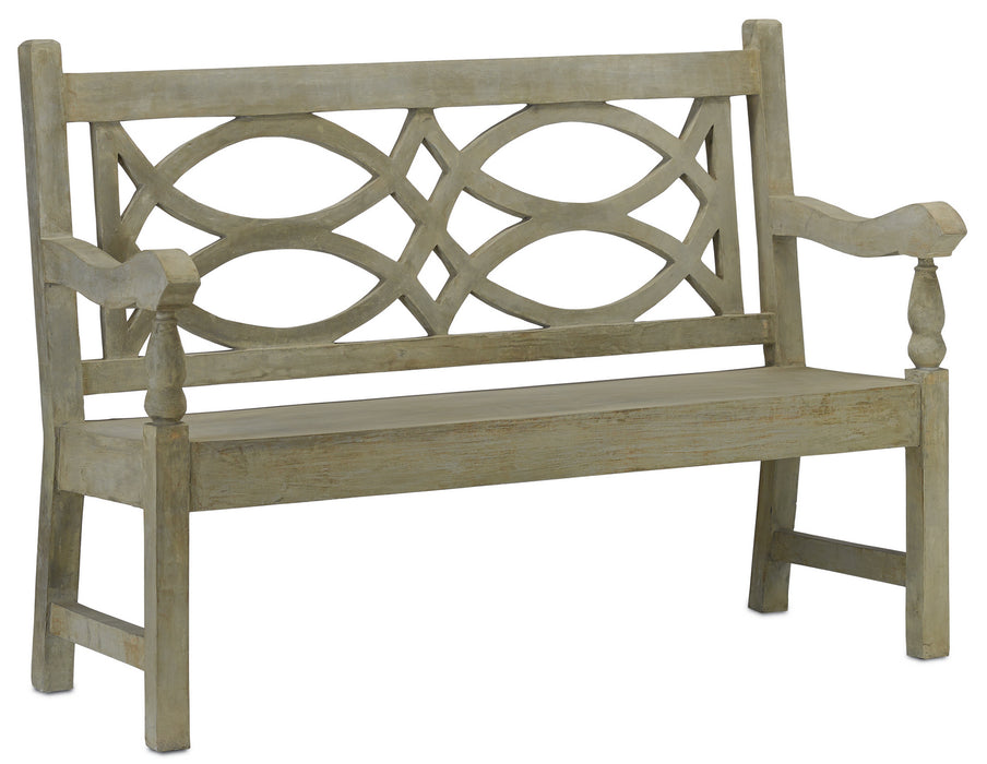Currey and Company 2724 Bench, Portland/Faux Bois