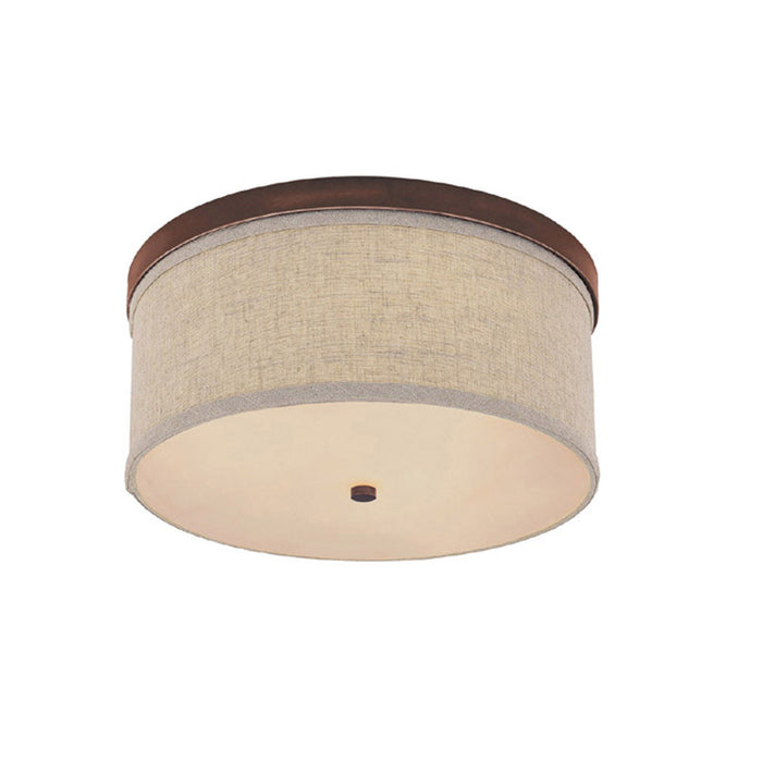 Capital Lighting 2015BB-479 Three Light Flush Mount, Burnished Bronze