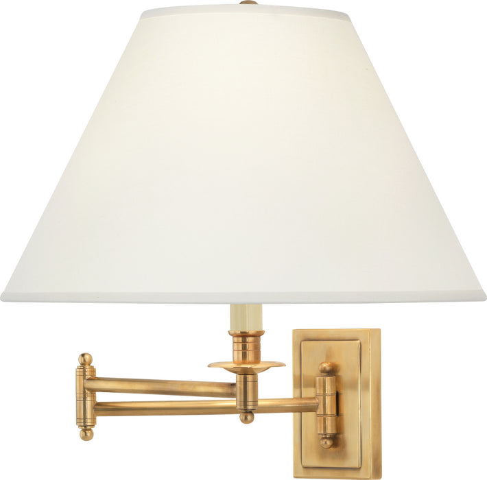 Robert Abbey 1504X One Light Wall Swinger, Antique Brass